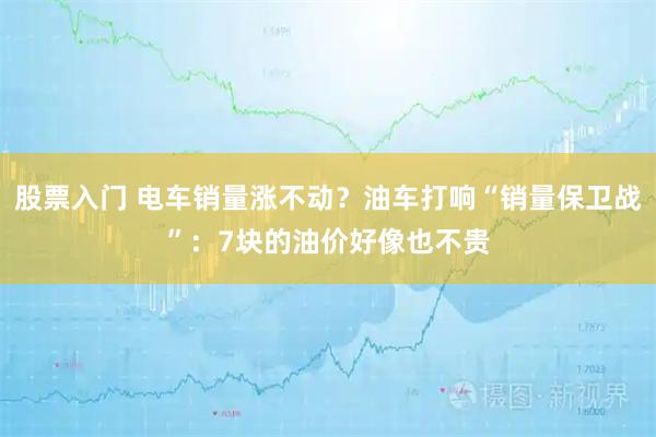 股票入门 电车销量涨不动？油车打响“销量保卫战”：7块的油价好像也不贵